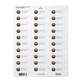 Jezus Christus retour adreslabels Etiket (Full Sheet)