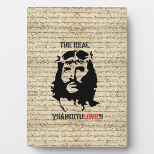 Jezus Christus revolutionair Fotoplaat