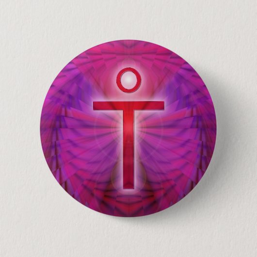 Jezus Christus Ronde Button 5,7 Cm (Voorkant)