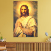 Jezus Christus Savior Canvas Afdruk (Insitu (Woonkamer))