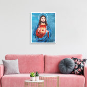 Jezus Christus schilderij van Alfred Fox Canvas Afdruk (Insitu (Woonkamer))