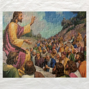 Jezus Christus Sermon op de berg, religie Legpuzzel