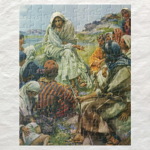 Jezus Christus Sermon op de berg, religie Legpuzzel