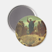 Jezus Christus Sermon op de berg,  religie Magneet (Voorkant / Achterkant)