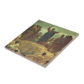 Jezus Christus Sermon op de berg,  religie Tegeltje (Zijkant)