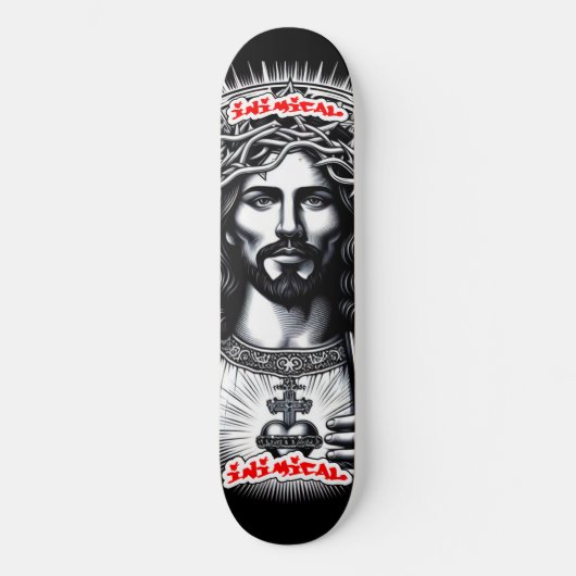 Jezus Christus Skateboard (Voorkant)