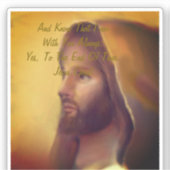 Jezus Christus Sticker (Voorkant)