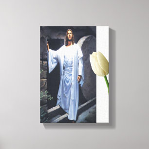 Jezus Christus Stretted Canvas Print Canvas