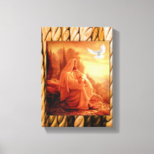 Jezus Christus Stretted Canvas Print Canvas