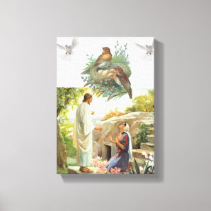 Jezus Christus Stretted Canvas Print Canvas