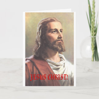 JEZUS CHRISTUS! superster kerstkaart Feestdagen Kaart