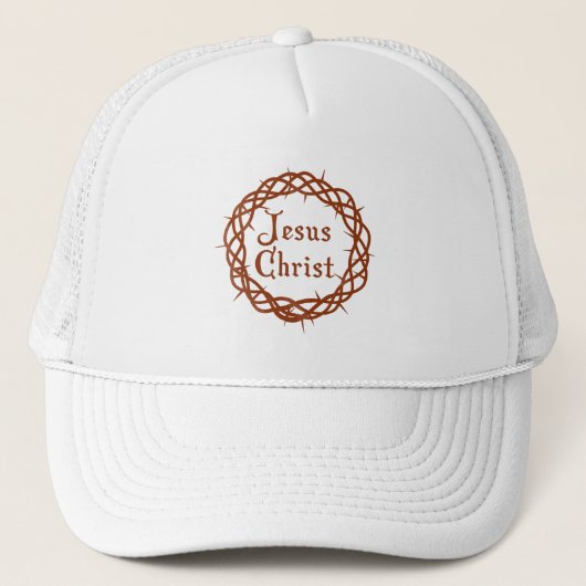 Jezus Christus Trucker Pet (Voorkant)