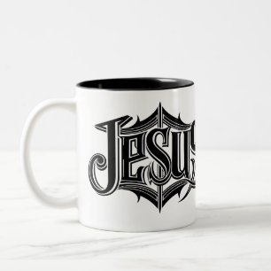 Jezus Christus Tweekleurige Koffiemok