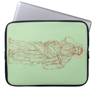 Jezus Christus van Nazareth Zoon van God Laptop Sleeve
