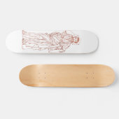 Jezus Christus van Nazareth Zoon van God Skateboard (Horizontaal)