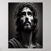 Jezus Christus' vriendelijke blik van barmhartighe Poster (Voorkant)