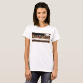 Jezus Christus wanneer eten we? - Funny last Suppe T-shirt (Voorkant volledig)