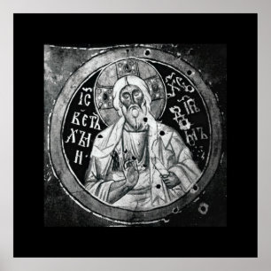 Jezus Christus - zwarte en witte hoofdletters Poster