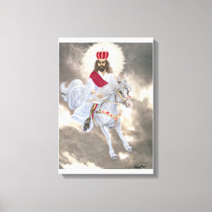 Jezus Christus's tweede komst Canvas Afdruk