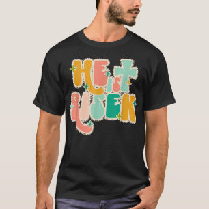 Jezus Cross Hij is Christelijk Jezus Lover Oost T-shirt