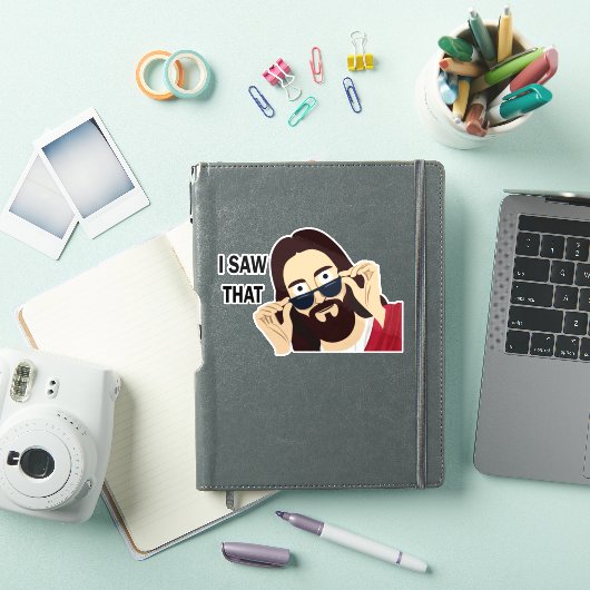 Jezus, dat zag ik sticker (iPad Cover)