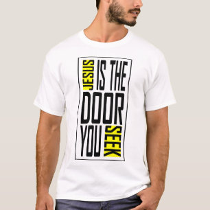 Jezus de deur t-shirt