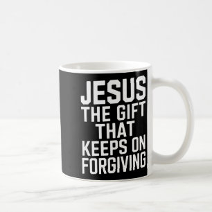 Jezus de gave die blijft vergeven christelijke R Koffiemok