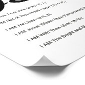 Jezus De grote ik ben Poster (Hoek)