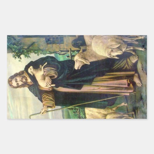 JEZUS "DE HEER IS MIJN HERDERS" STICKERS (Voorkant)