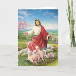 Jezus de herder bedankkaart