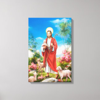 Jezus de herder canvas afdruk