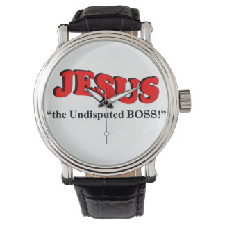 JEZUS - "de onbetwiste BAAS!" (Mannen) Horloge