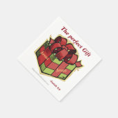 Jezus de perfecte kerstman servet (Hoek)