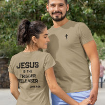 Jezus de Trigger Releaser Kruis Schriftuur Geloof