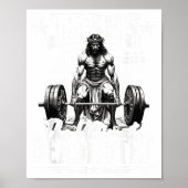 Jezus de ultieme deadlifter Jezus deadlifting Ch Poster (Voorkant)