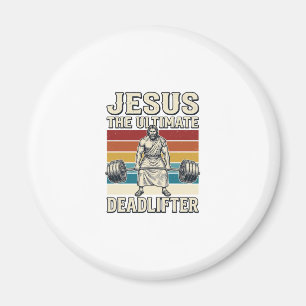 Jezus De Ultieme Deltraverser Vintage Vector Ontwe Magneet