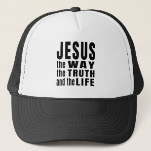 Jezus de weg de waarheid en het leven trucker pet