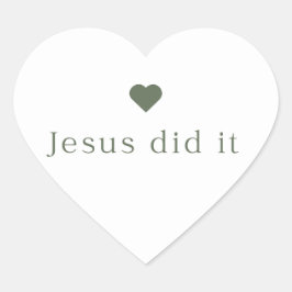 Jezus deed het Sticker