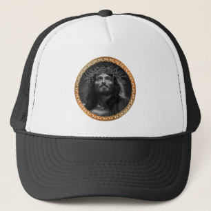 Jezus die naar de hemel kijkt trucker pet