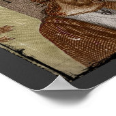 Jezus die op de deur tikt poster (Hoek)