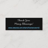 Jezus Divine Mercy - Heilig Visitekaartje (Achterkant)