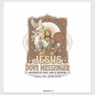 Jezus Duif Boodschapper Jezus Duif Boodschapper Ch Sticker