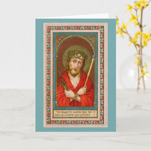 Jezus, Ecce Homo (Zie de Mens) (SAU21) Groet Kaart