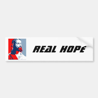Jezus echte hoop bumpersticker