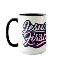 Jezus eerst roze en paars