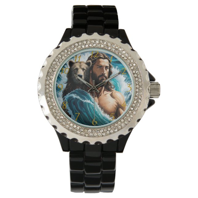Jezus en Beer Horloge (Voorkant)