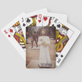 Jezus en Bigfoot Pokerkaarten