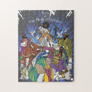 Jezus en de geldwisselaars legpuzzel