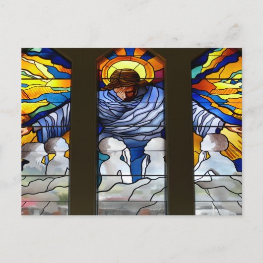 Jezus en de kinderen briefkaart (Voorkant)