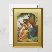Jezus en de kinderen briefkaart (Voorkant / Achterkant)